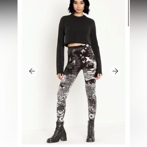 Blackmilk William Heath Robinson Velvet Leggings A Midsummer Night’s Dream NWT